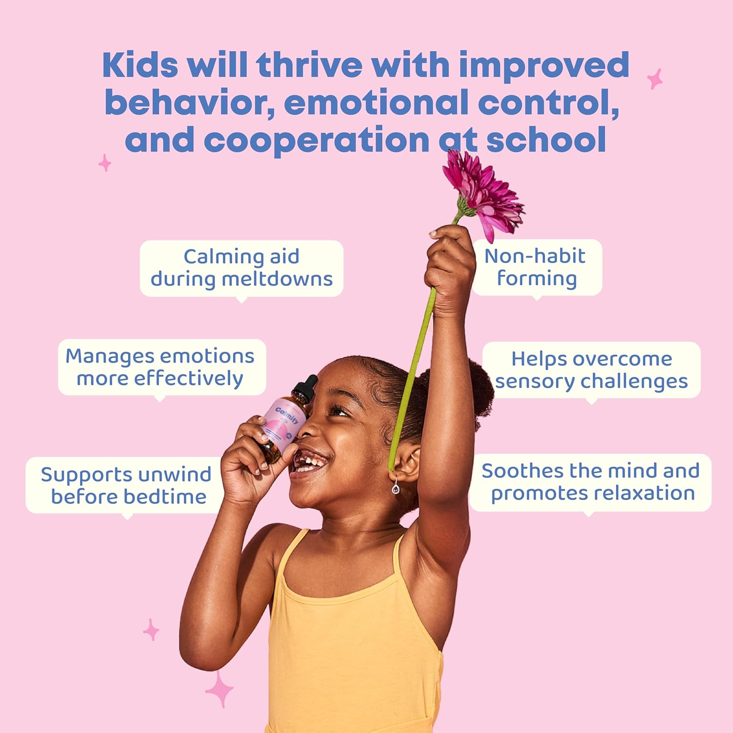 Kids Liquid Multivitamin with Magnesium Citrate Drops by JoySpring - Essential Nutrients for Children's Health