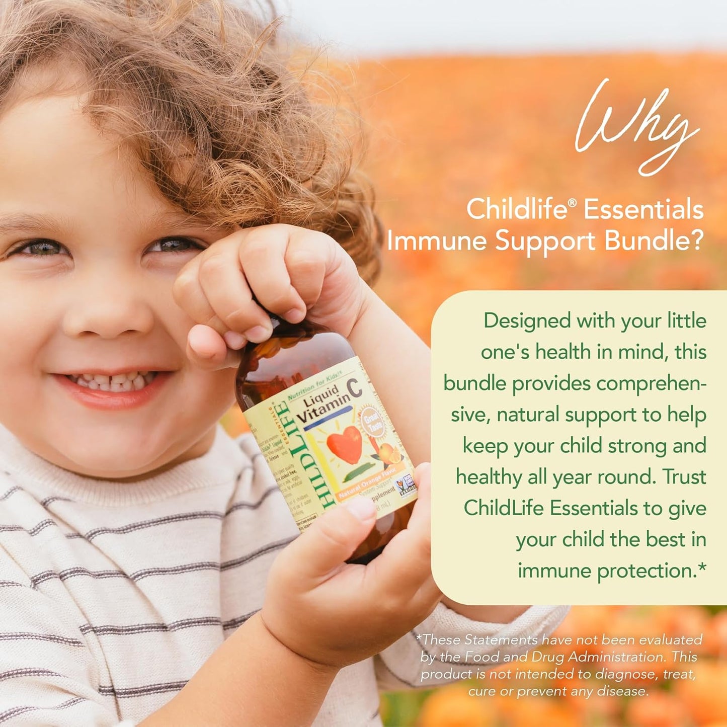 Kids Liquid Vitamins & Minerals 4-Pack - Immune Support for Children - Includes Vitamin D3, Vitamin C, Echinacea