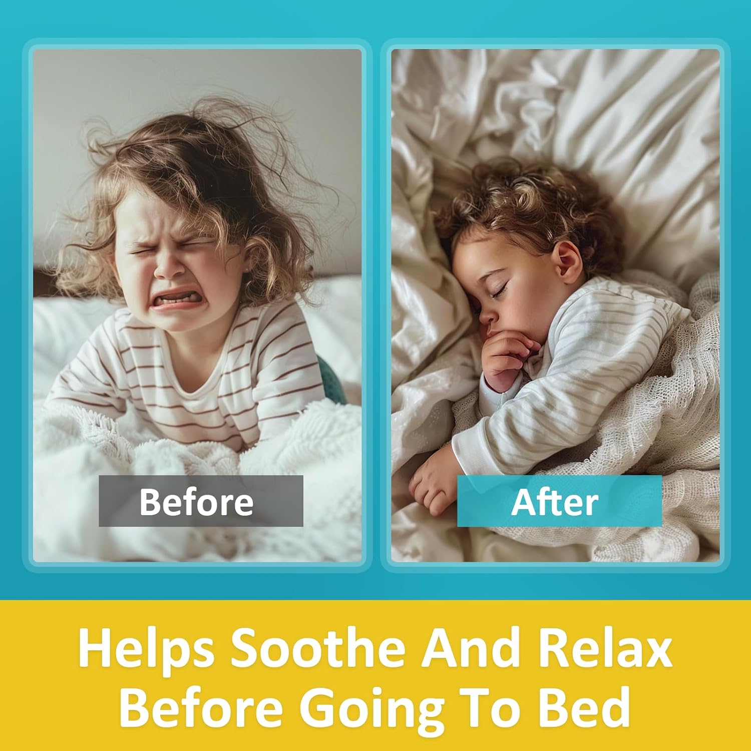 Kids Magnesium Lotion with Roll-on Applicator for Sweet Sleep and Relaxation at Bedtime