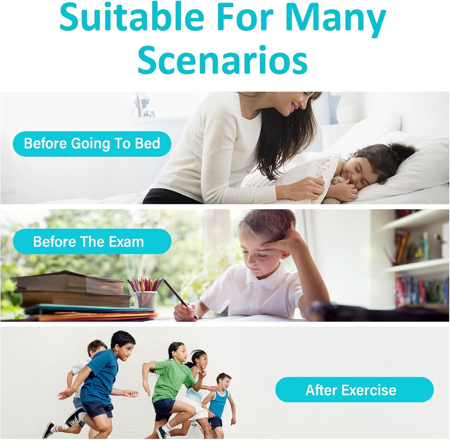 Kids Magnesium Lotion with Roll-on Applicator for Sweet Sleep and Relaxation at Bedtime