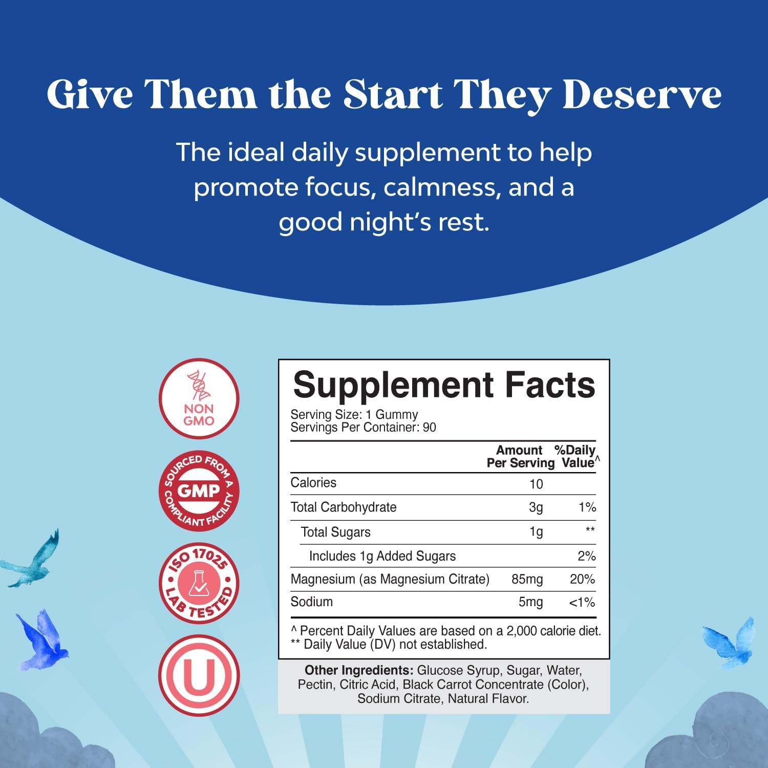 Kids Multivitamin Gummies Bundle for Immunity and Calm - Daily Multivitamin and Magnesium Gummies for Nerve, Bone, and Muscle Health