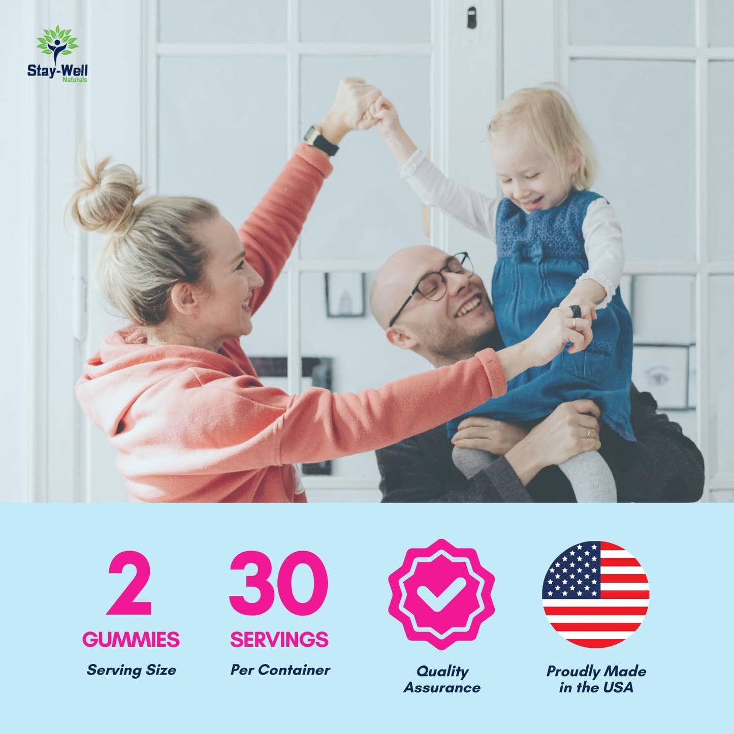 Kid's Natural Zeolite Heavy Metal Detox Gummies - Mixed Berry Flavor, Non-GMO, Micronized, Total Body Cleanse, Toxin Cleanse - 60 Count