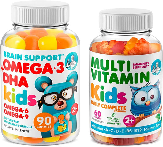 Kids' Omega 3 and Multivitamin Gummies by DR. MORITZ - Essential Nutrients for Children's Health