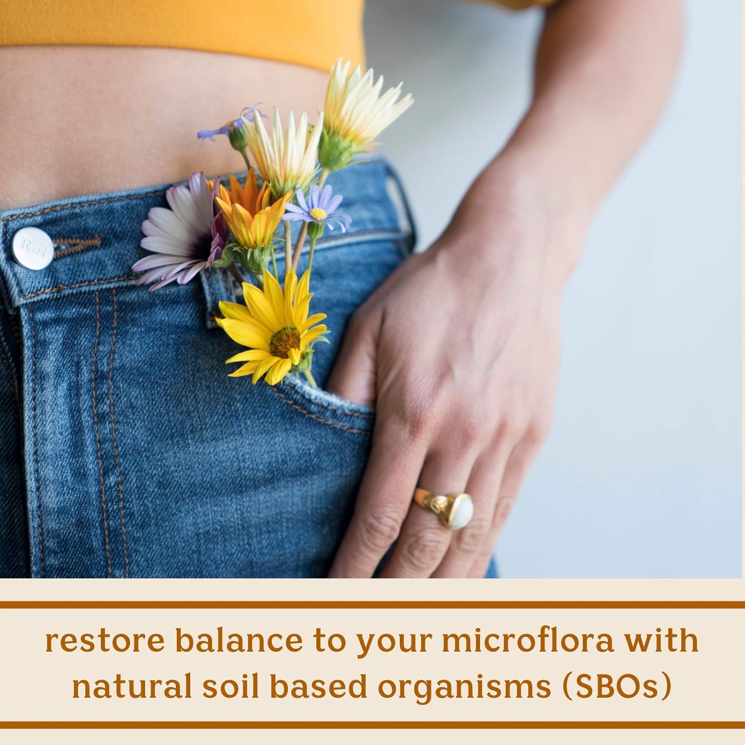 Kimberly Snyder Solluna Feel Good SBO Probiotics with Prebiotics, Postbiotics & Mushroom Extracts