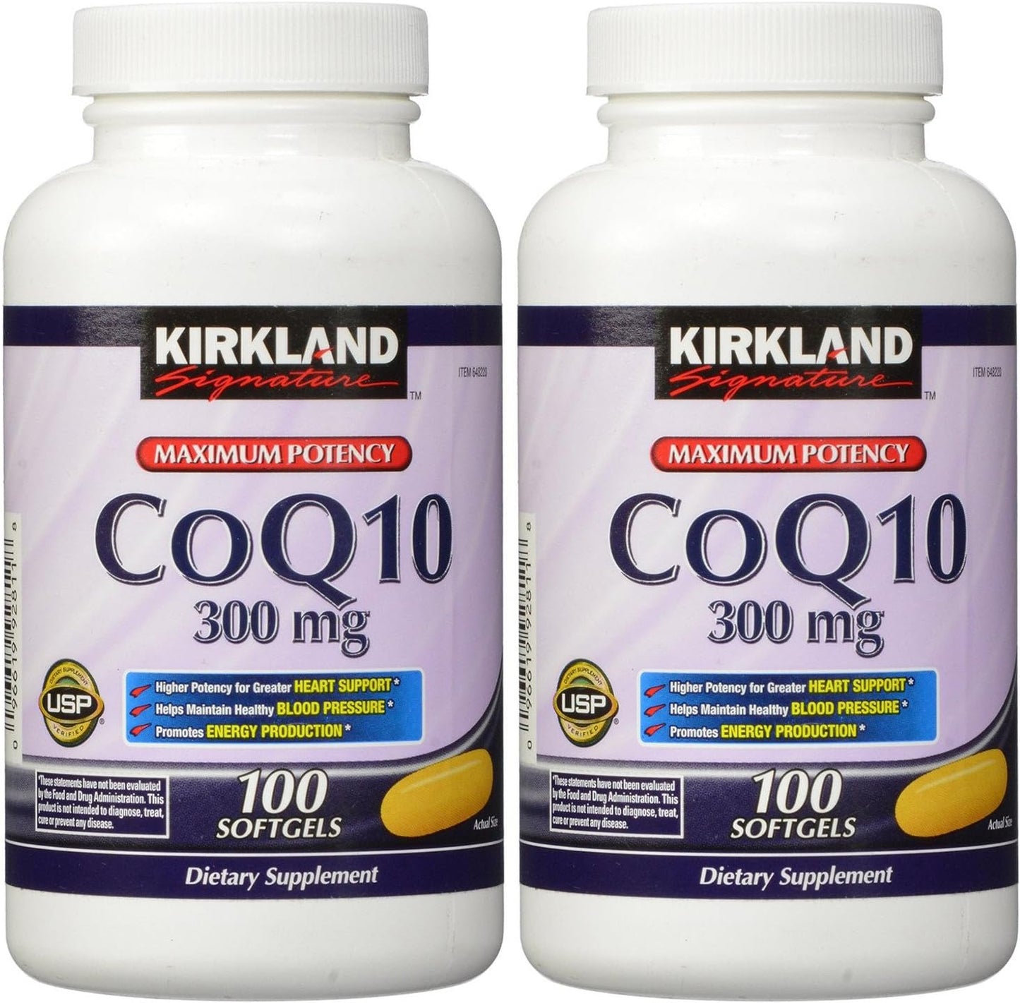 Kirkland COQ10 300 mg Softgels - Pack of 200 for Heart Health and Energy Boost