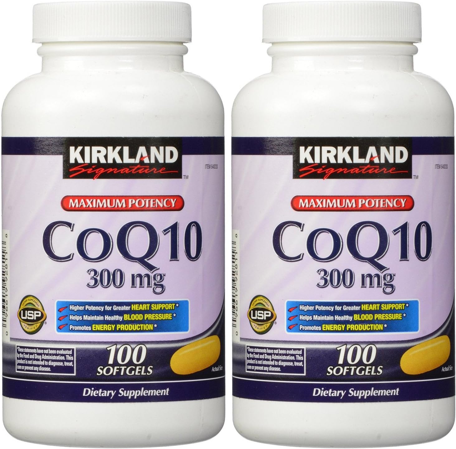 Kirkland COQ10 300 mg Softgels - Pack of 200 for Heart Health and Energy Boost