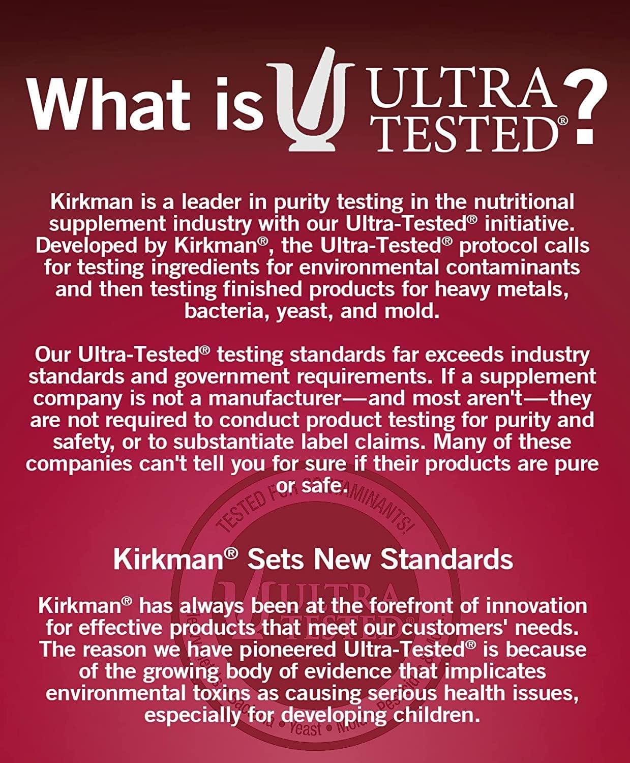 Kirkman GABA Capsules with Niacinamide & Inositol for Relaxation and Restful Sleep - 250 Count - Hypoallergenic Formula