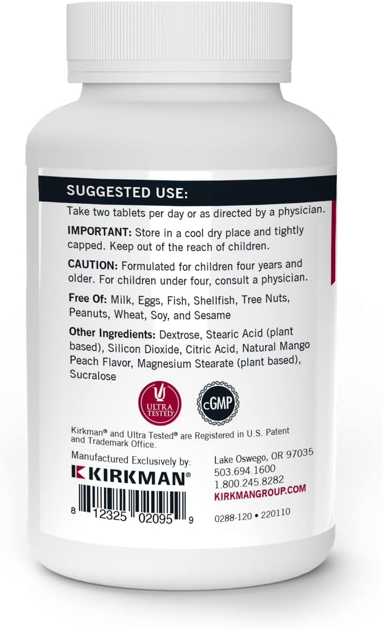 Kirkman Kids Multivitamin & Mineral Chewable Wafers - 120 Tablets