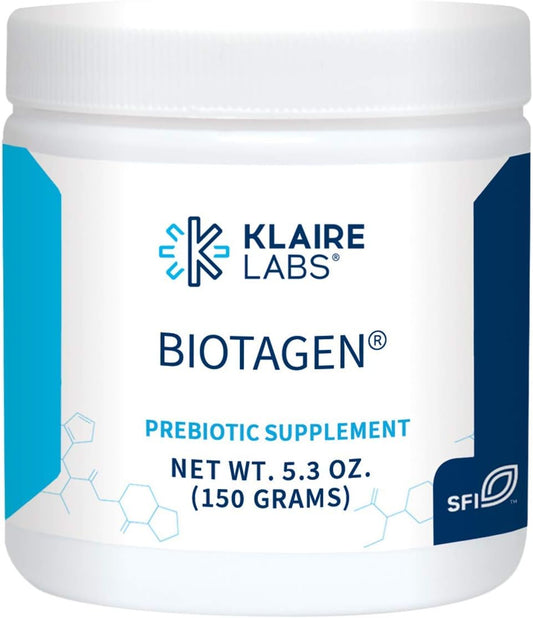 Klaire Labs Biotagen Powder - Prebiotic Blend for Gut Microbiota Support (30 Servings, 150g)