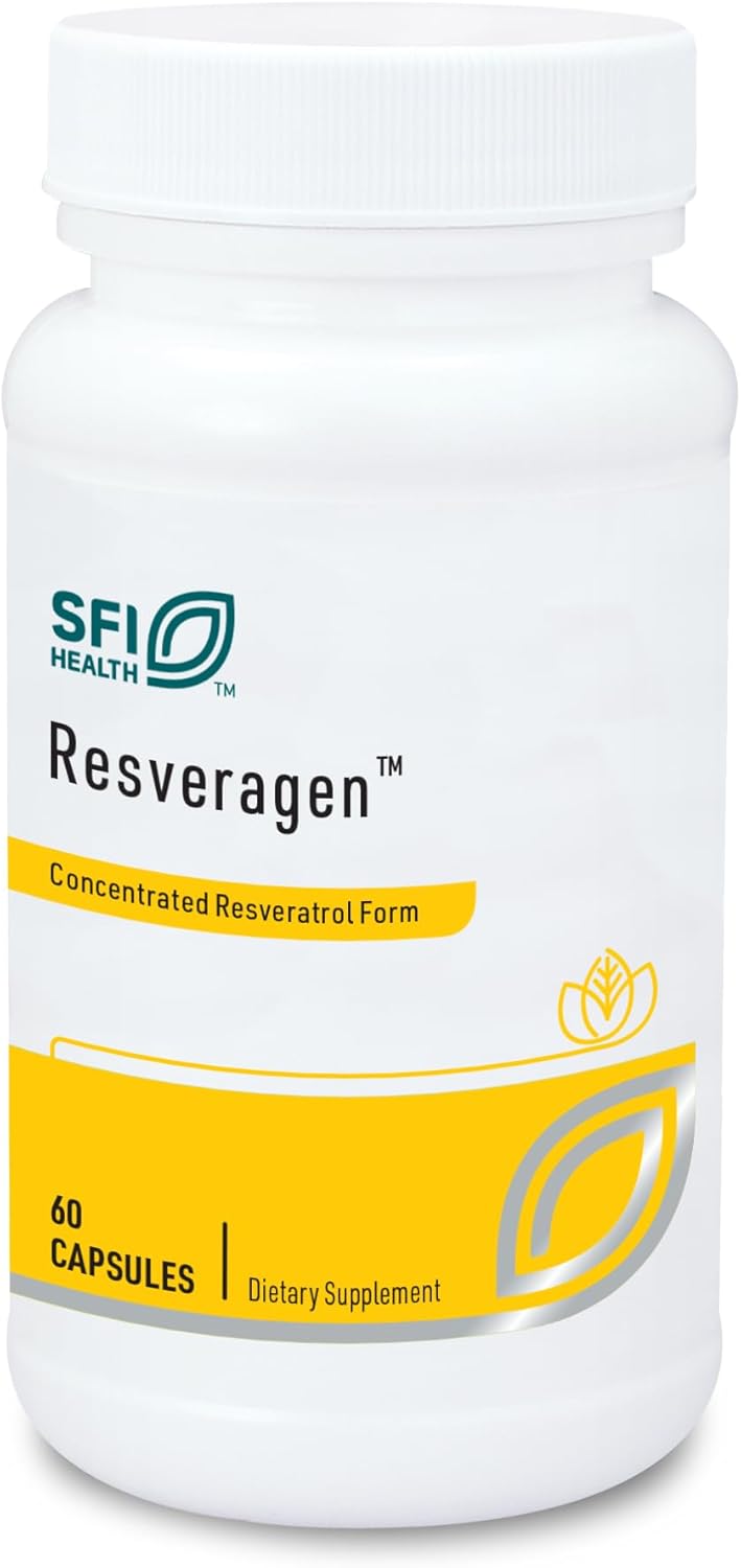 Klaire Labs Resveragen - High Potency Resveratrol Supplement with Japanese Knotweed Extract (60 Capsules)