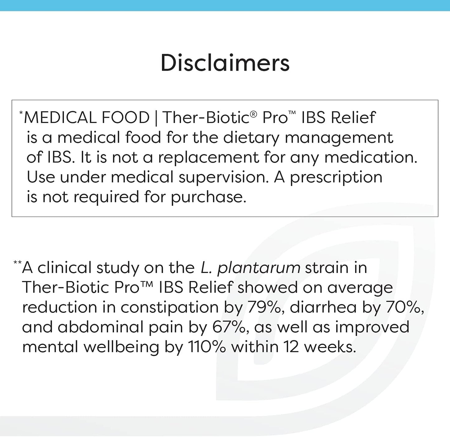 Klaire Labs Ther-Biotic Pro IBS Relief - Medical Food for Dietary Management of IBS - Prebiotics & Probiotics for Digestive Health - Gut Health Support for Constipation & Gas (42 Capsules)