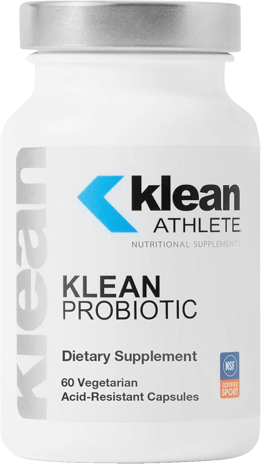 Klean ATHLETE Probiotic Capsules | Immune & Digestive Support | NSF Certified | 60 Vegetarian Capsules