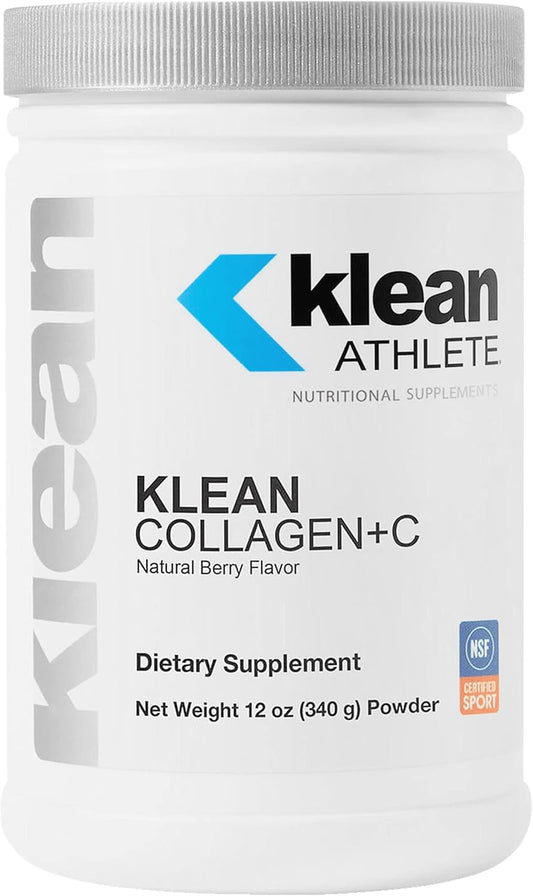 Klean Collagen+C by Klean ATHLETE - Collagen Peptides with Vitamin C for Joint Support - 12oz Berry Flavor