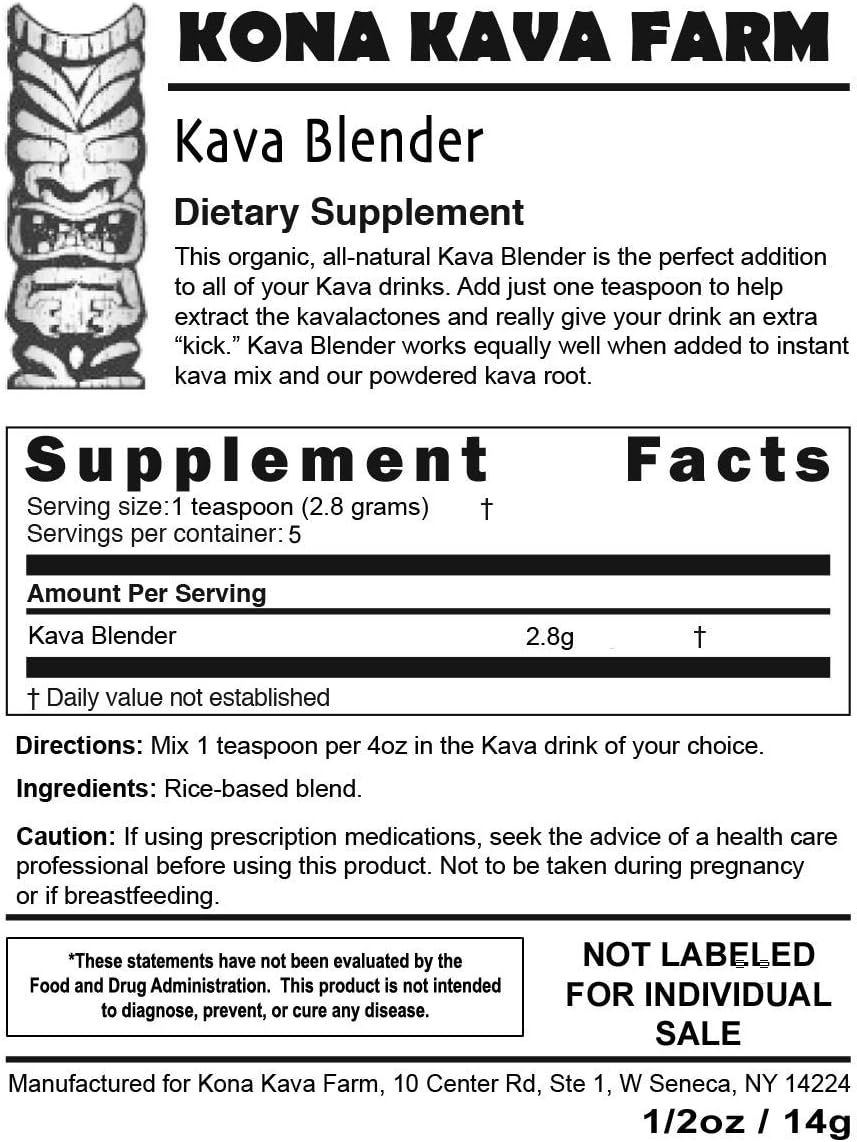 Kona Kava Farm Kava Kava Starter Kit - Ideal for Two People