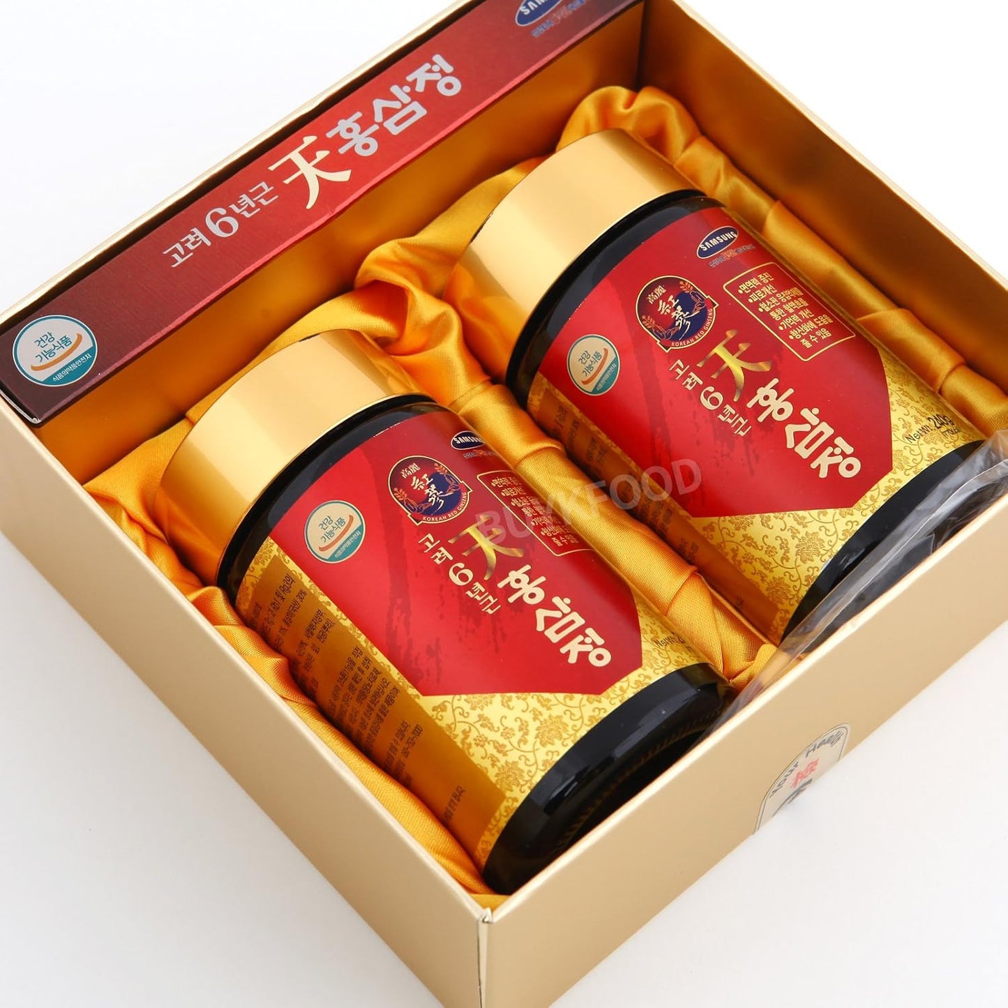 Korean 6-Year Red Ginseng Extract, 240g x 2 - High Saponin Panax Gold Ginseng Supplement