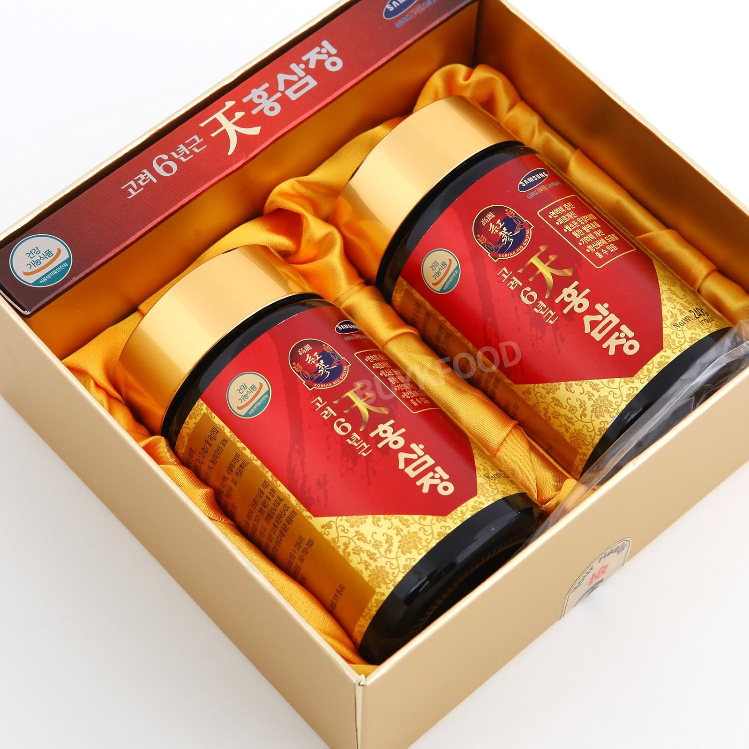 Korean 6-Year Red Ginseng Extract, 240g x 2 - High Saponin Panax Gold Ginseng Supplement