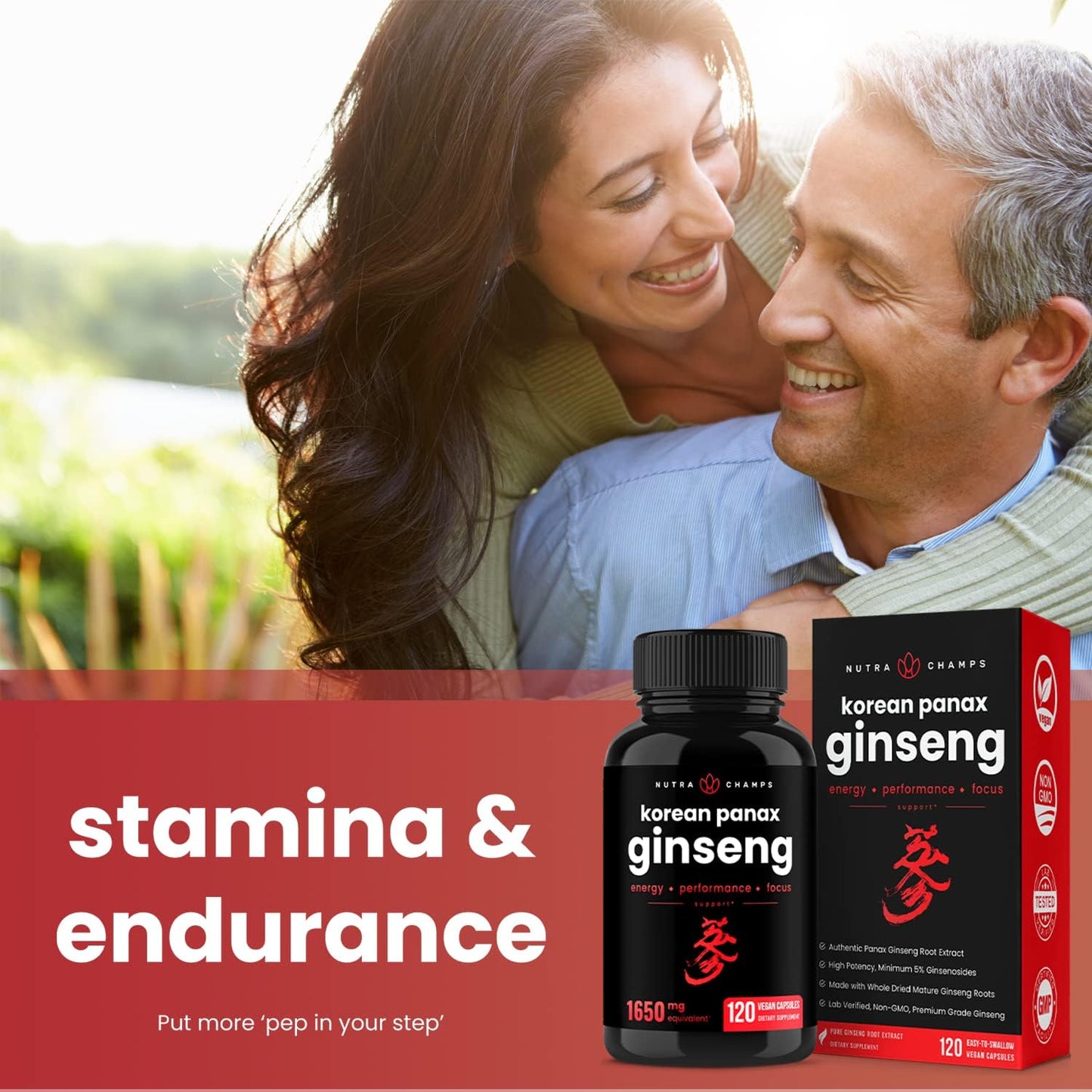 Korean Ginseng and Ashwagandha Capsules Bundle for Optimal Health