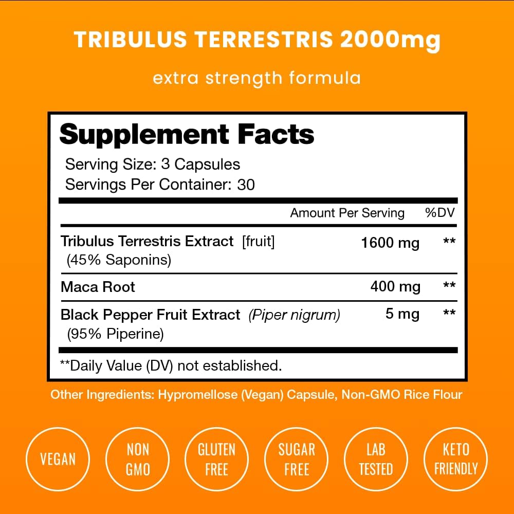 Korean Ginseng and Tribulus Capsules Bundle - NutraChamps 2 Pack