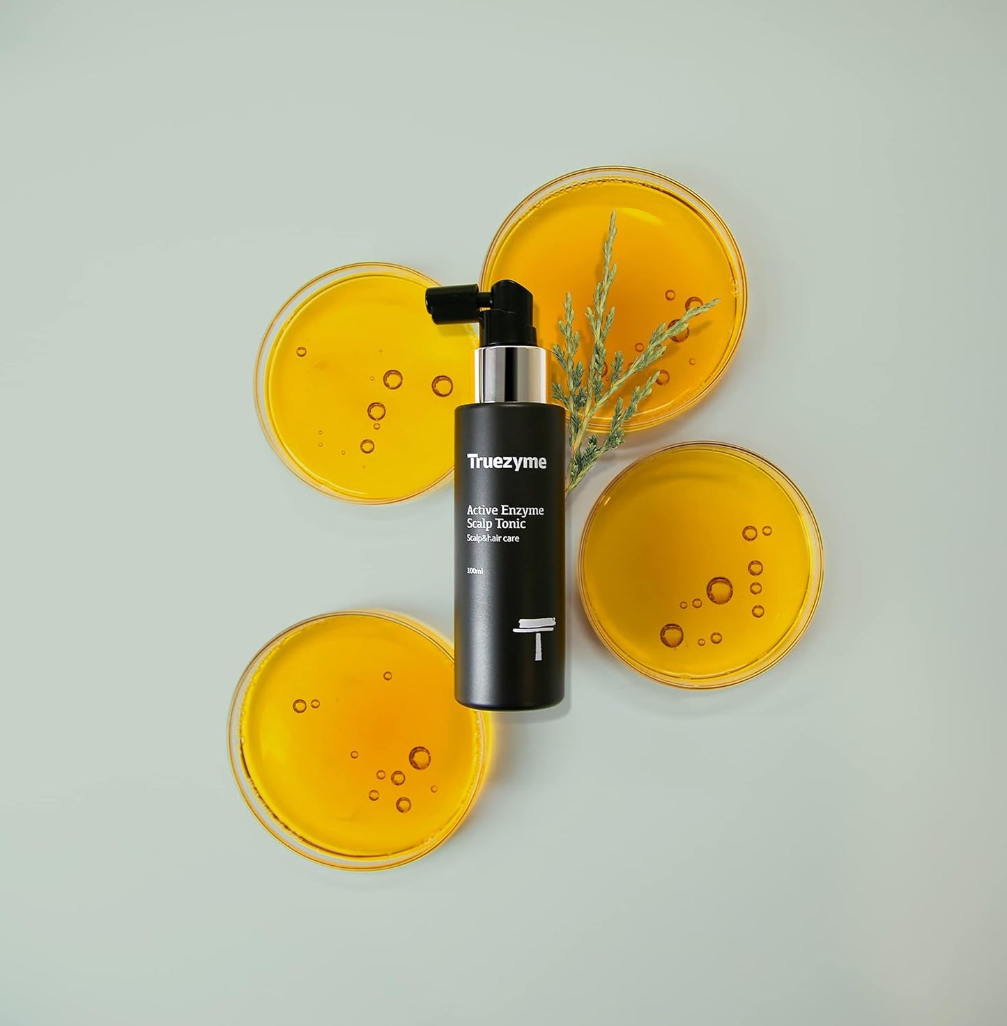 Korean Premium Haircare: truezyme Active Scalp Tonic 100ml | Fermented Botanical Extracts | Hypoallergenic Formula | No Chemicals