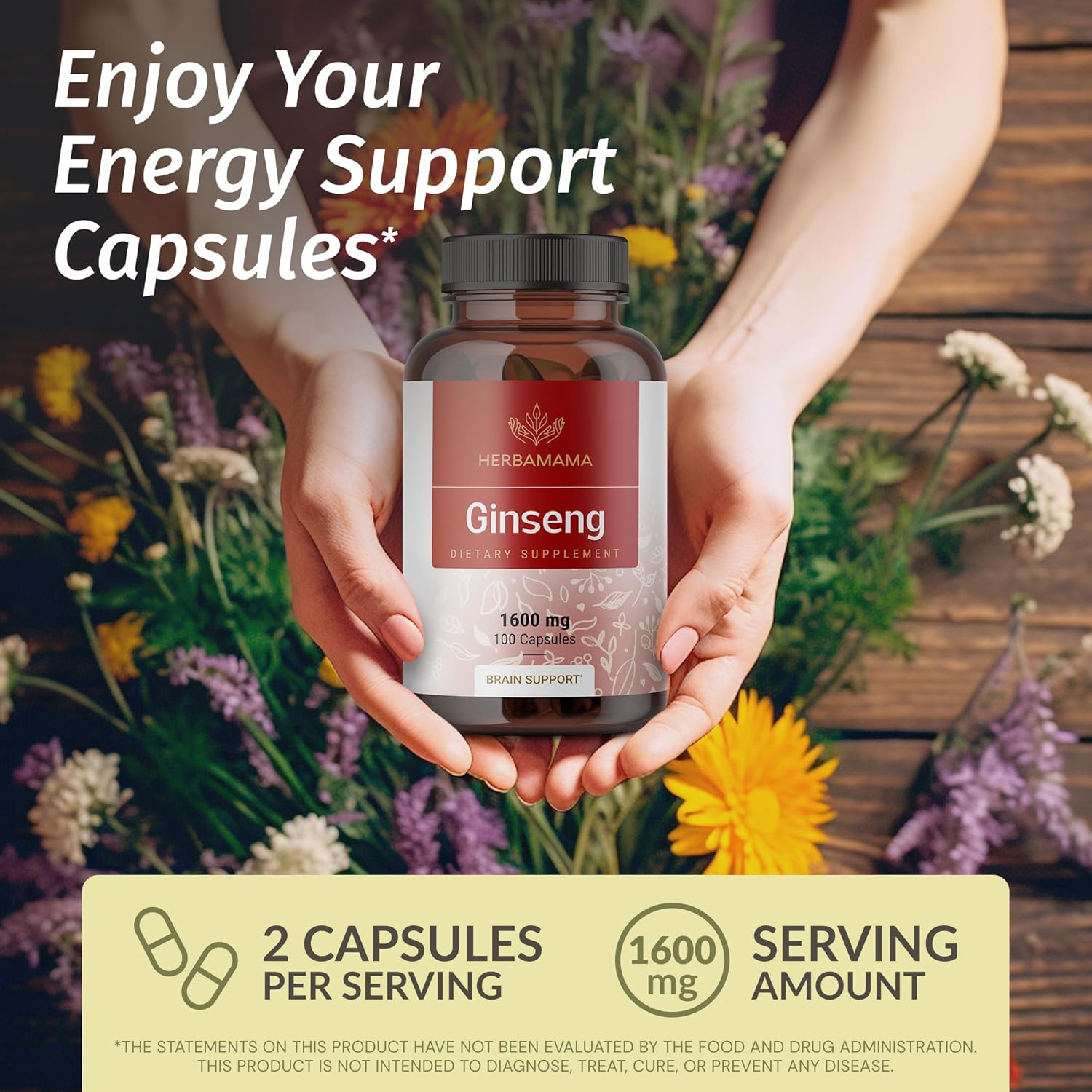 Korean Red Ginseng and Turmeric Ginger Bundle - Panax Ginseng Capsules & Turmeric Ginger Drops - Vegan, Non-GMO, Sugar & Alcohol-Free - 2 Pack