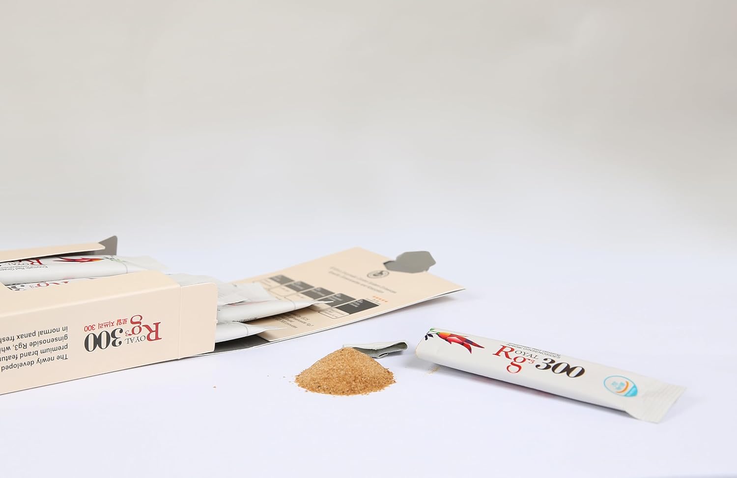 Korean Red Panax Ginseng Powder with Enhanced Ginsenosides Rg3 - 10 Sachets, 50mg Rg3 per Sachet, Made in Korea