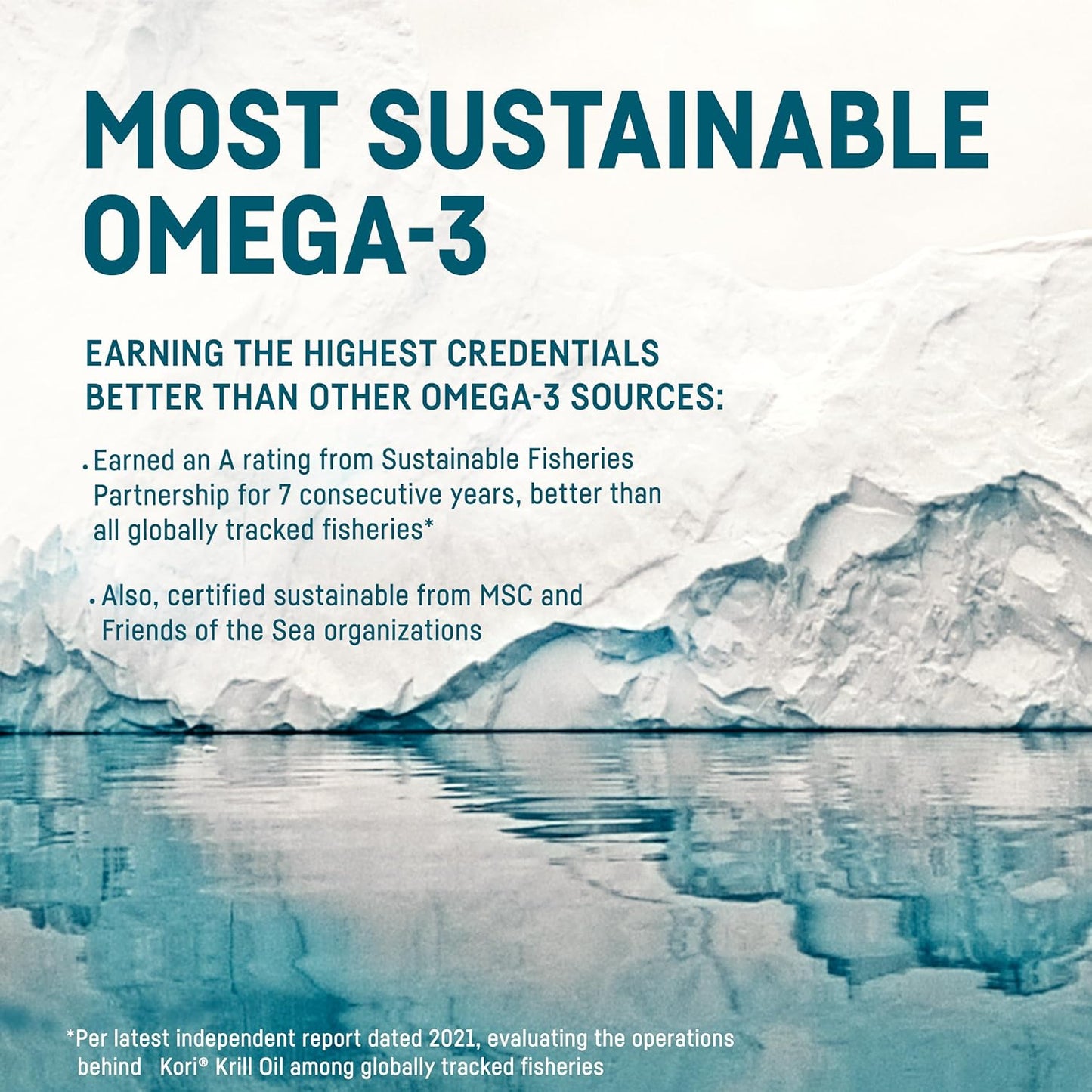 Kori Krill Stress & Body Adaptogen Supplement - Omega-3 & Ashwagandha for Heart, Brain, Eye, Joint Health - 240 Softgels