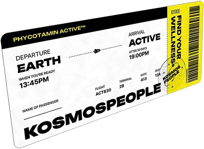 KOSMOS PEOPLE PHYCOTAMIN Multivitamin Powder Bundle - 3 x 8g Packets for Energy, Hydration, and Recovery - Daily Vitality and Fitness Support - 2 Packets Included