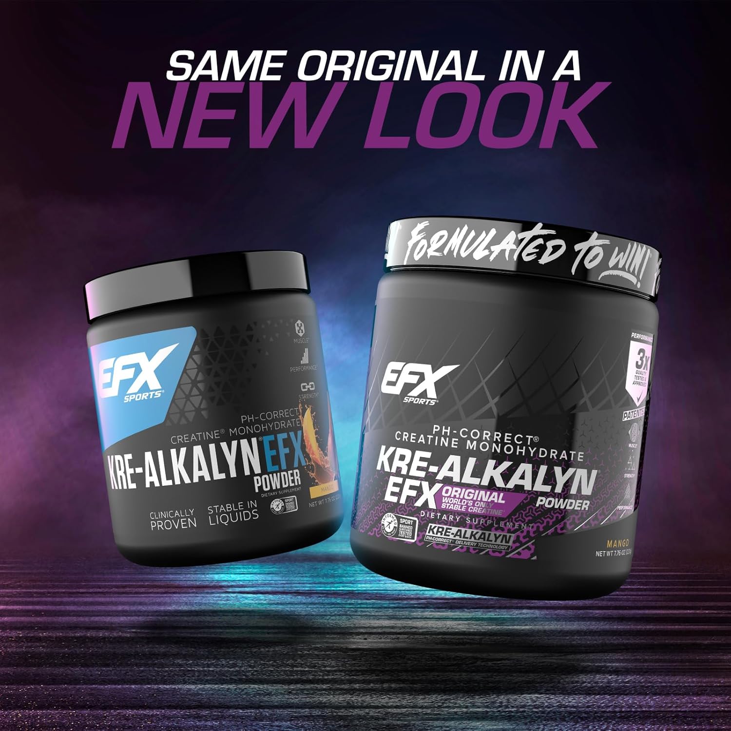 Kre-Alkalyn EFX Powder Supplement for Strength, Muscle Growth & Performance - Mango Flavor - 110 Servings