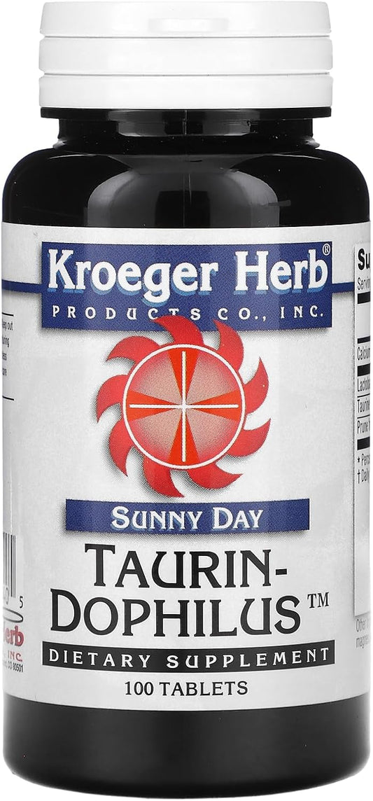 Kroeger Herb Sunday Day Taurine Dophilus Capsules - 100 Count