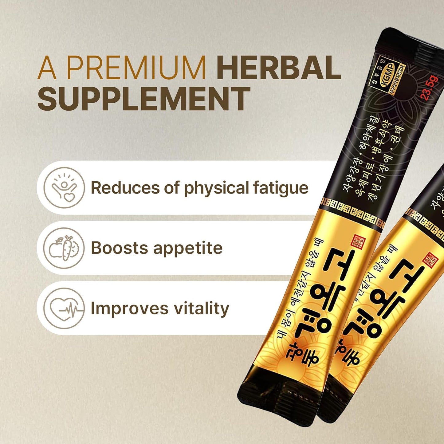 KWANGDONG Kyung Ok Ko Premium Korean Herbal Supplement - Natural Energy Booster for Men & Women 60P