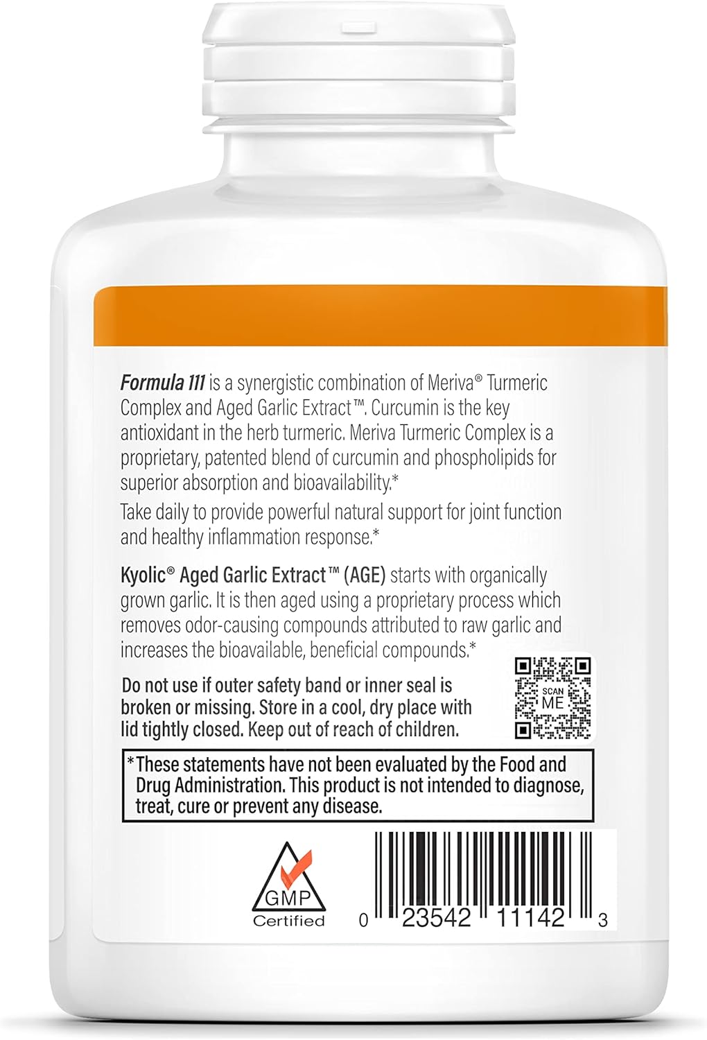 Kyolic Aged Garlic Extract Formula 111, Healthy Inflammation Response, 150 Capsules (Packaging May Vary)