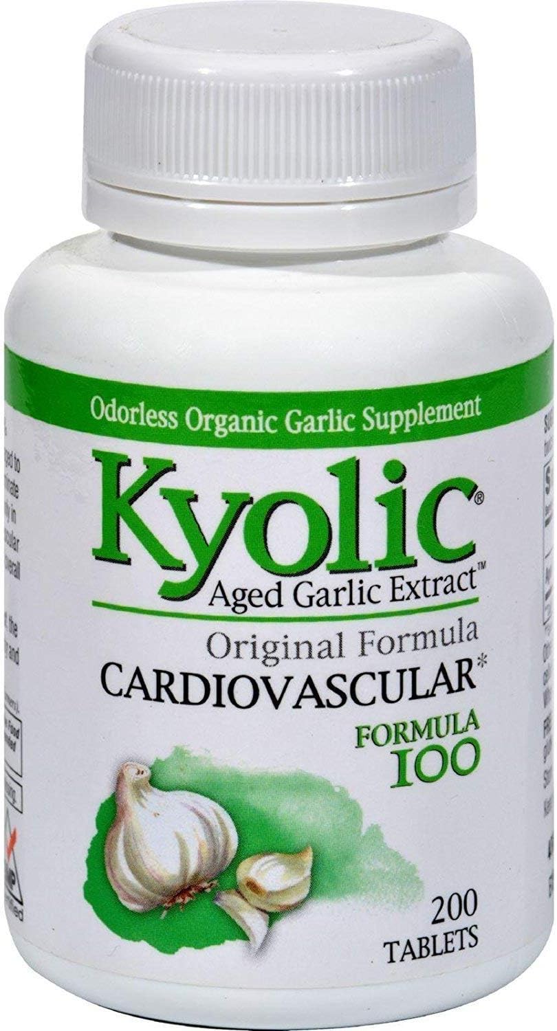 Kyolic Formula 100 Original Formula Tablets - 200 Count Bottle