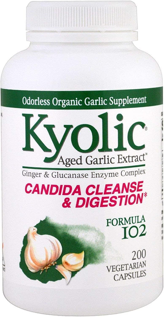 Kyolic Formula 102 - Aged Garlic Extract Supplement for Heart Health and Immune Support