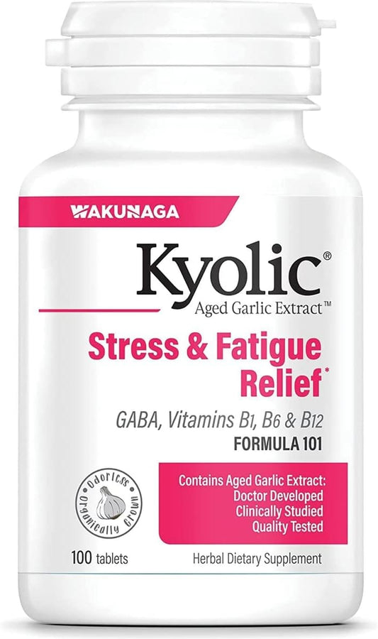 Kyolic Garlic Formula 101 Energy Formula Tablets with Brewers Yeast - 100 Count