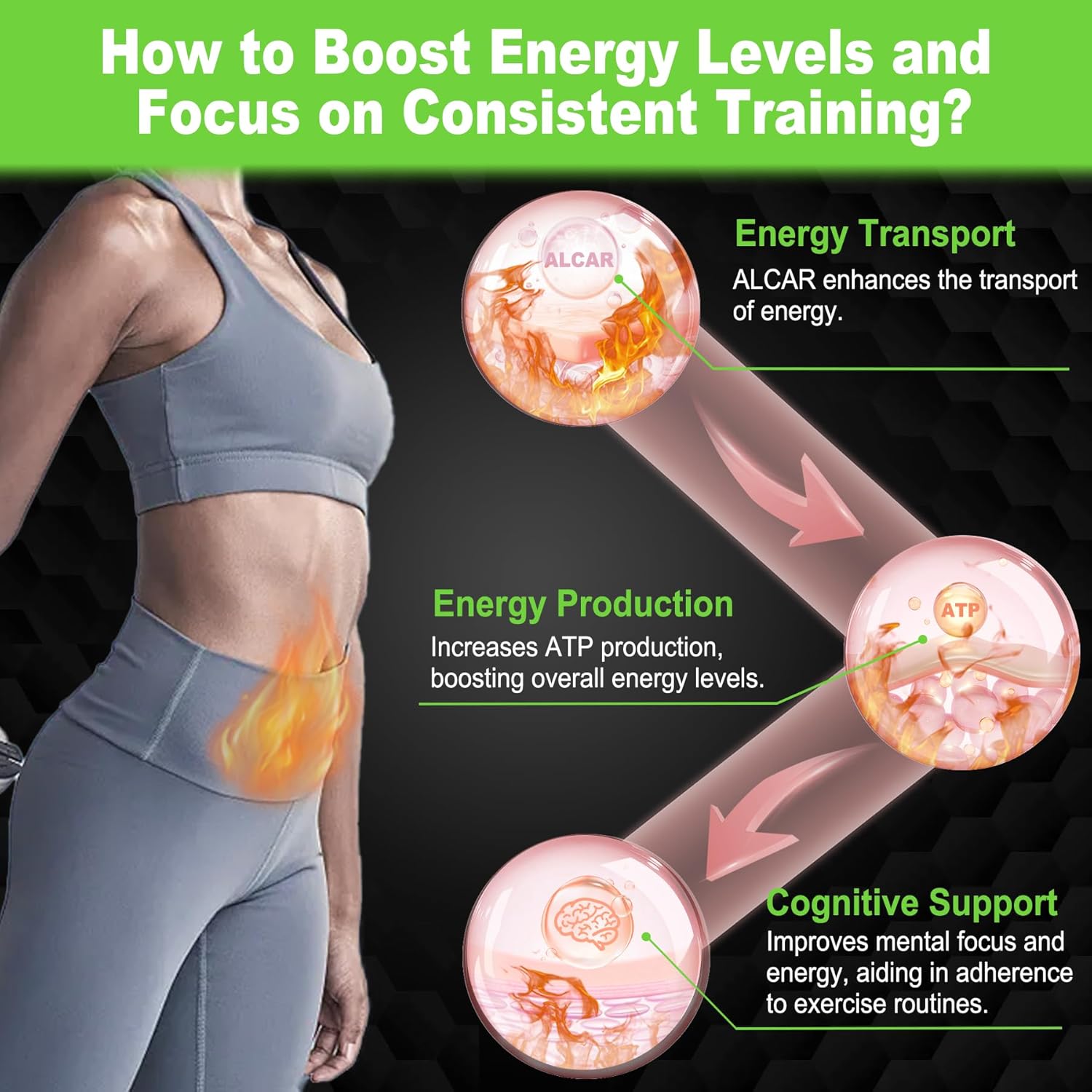 L-Arginine and L-Carnitine Gummies Combo for Energy and Performance Boost