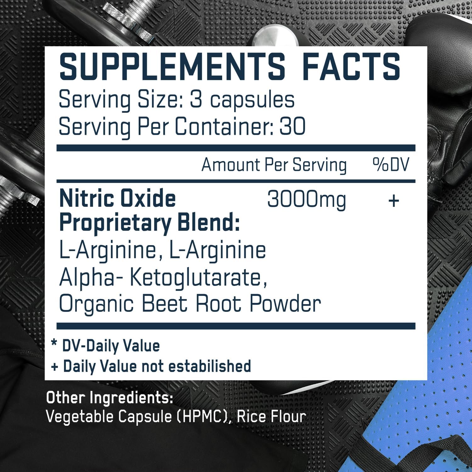 L-Arginine Supplement 3150mg (180 Capsules) - Nitric Oxide Booster for Men and Women with Basic Greens Formula