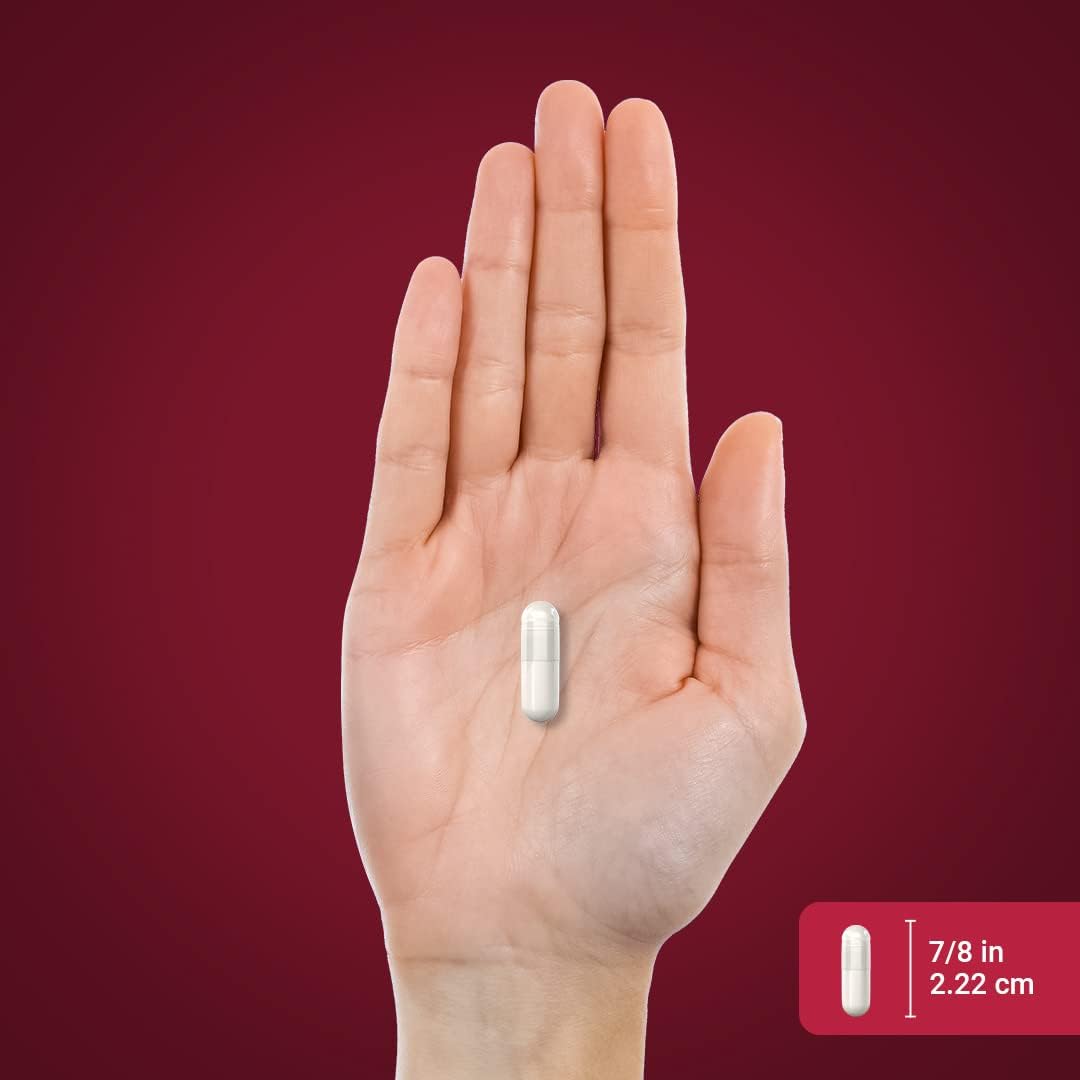 L-Histidine 1000mg Capsules - Free Form Supplement, Non-GMO & Gluten Free - 60 Count