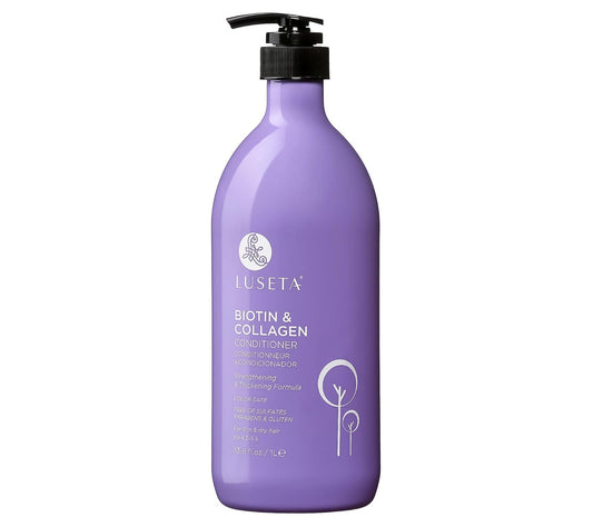 L LUSETA Biotin and Collagen Conditioner - 33.8 fl oz - Hair Growth and Strength Formula