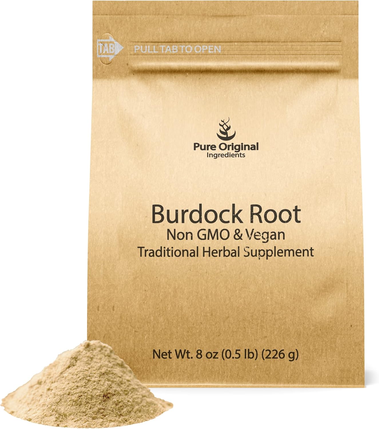 Lab-Verified 8 oz Bundle of Burdock Root and Bladderwrack Powder Herbal Supplements