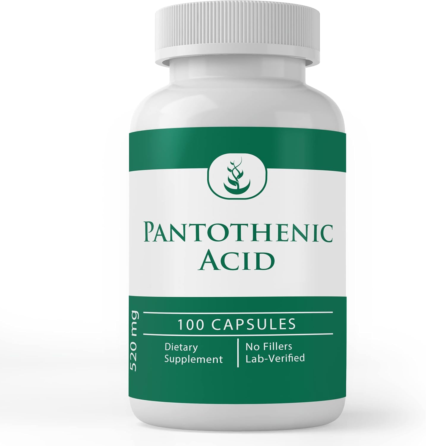 Lab Verified Calcium Carbonate and Pantothenic Acid Bundle with Pure Original Ingredients in Various Amounts