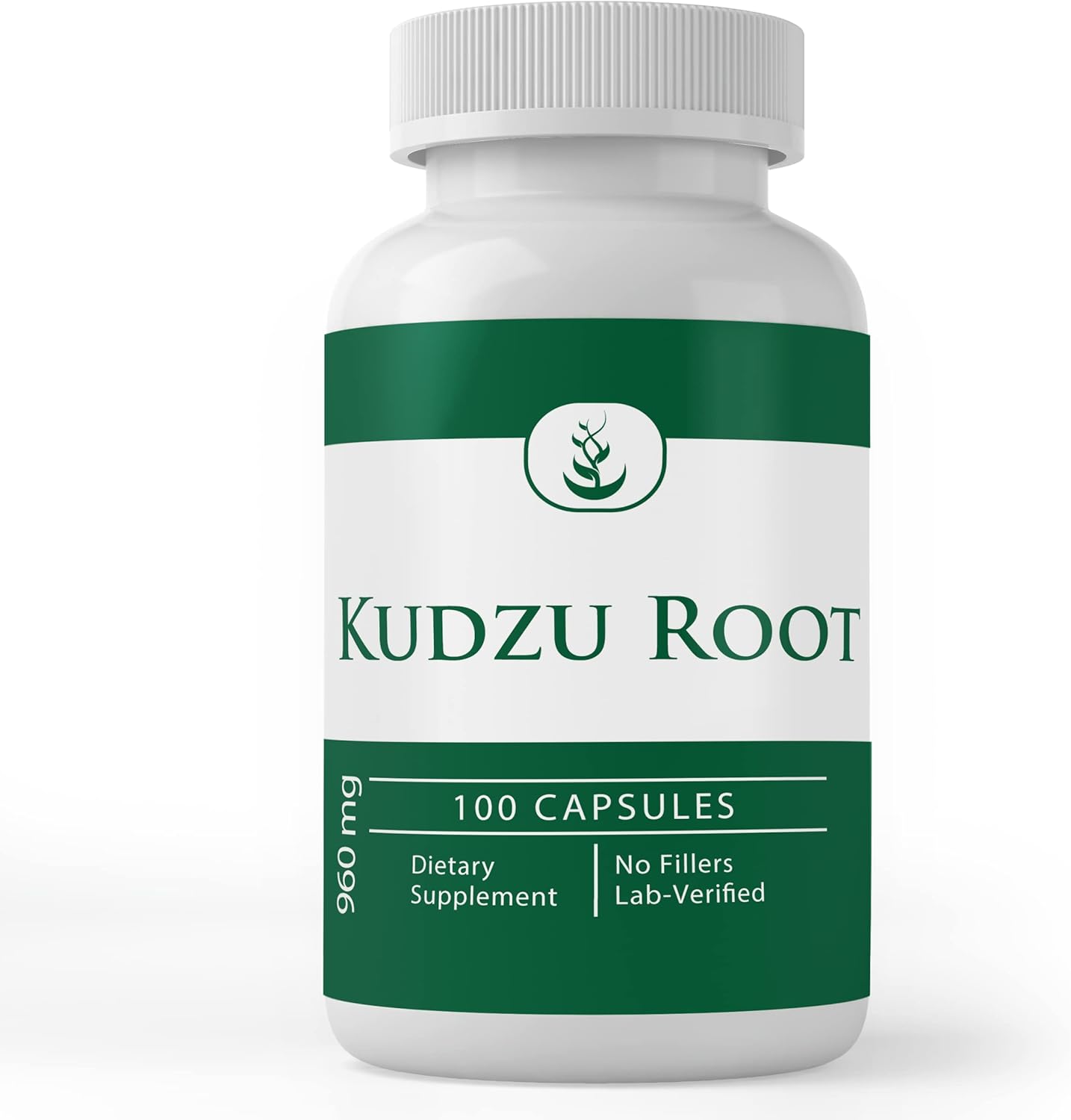 Lab Verified Kudzu Root Capsules - 100 Count, Pure Ingredients, No Additives or Fillers