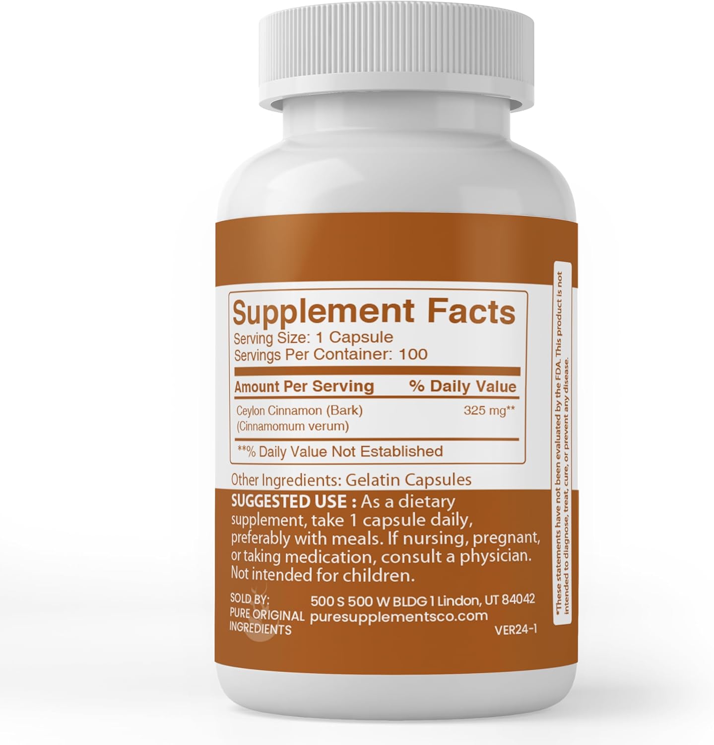 Lab Verified Pure Original Ceylon Cinnamon with No Additives or Fillers