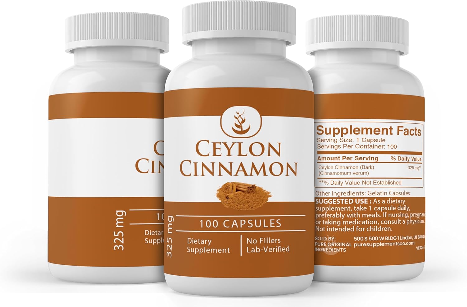 Lab Verified Pure Original Ceylon Cinnamon with No Additives or Fillers