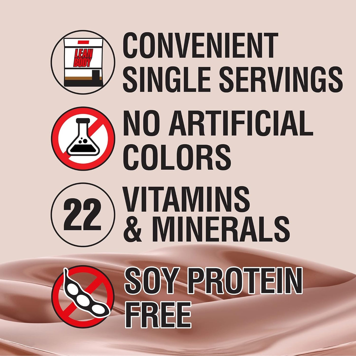 Labrada Carb Watchers Lean Body Hi-Protein Shake, Chocolate Ice Cream Flavor, 2.29 oz (42 Pack)