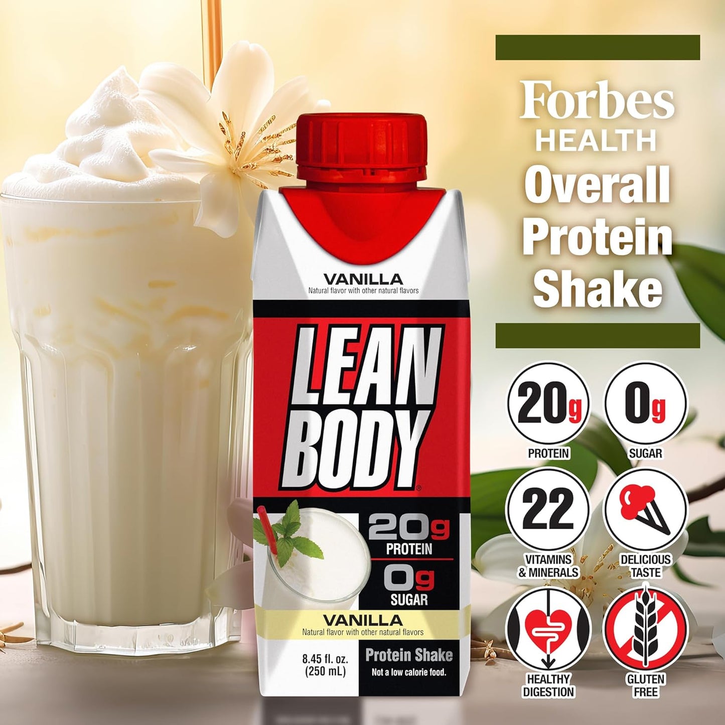 Labrada Lean Body Triple Taster Pack - On-The-Go Whey Blend Protein Shake, Zero Sugar, Gluten Free, 8.45Fl Oz (Pack of 3)