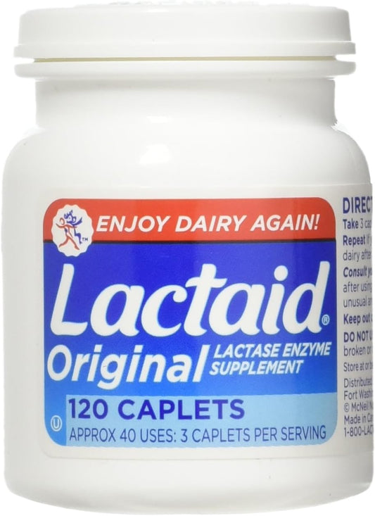 LACTAID Original Caplets - 360 Caplets Total