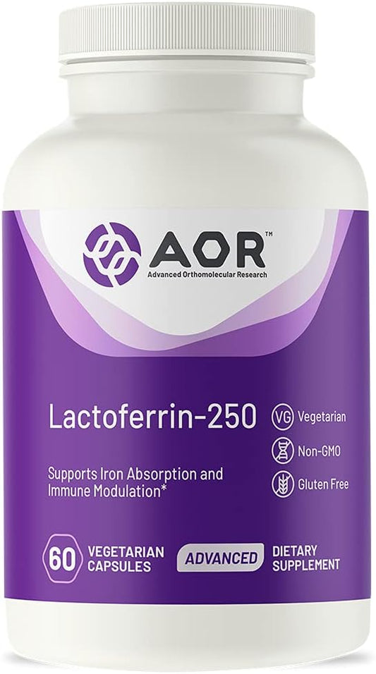 Lactose-Free Lactoferrin Supplement for Iron Absorption and Immune Support - 60 Capsules