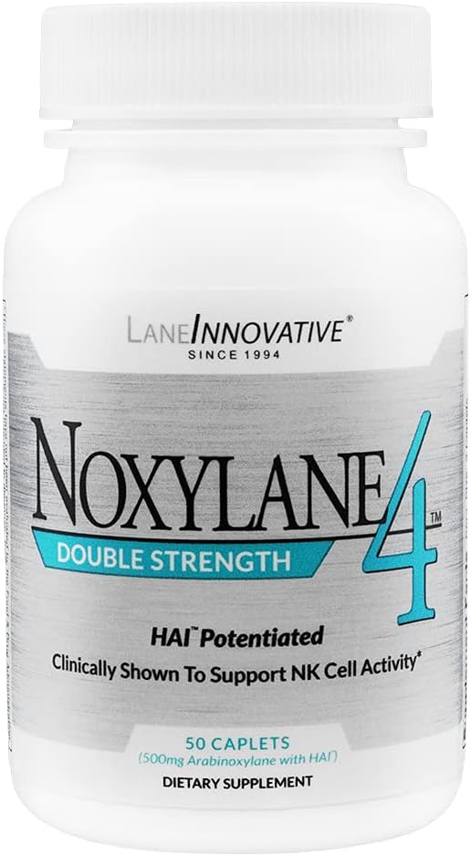 Lane Innovative Noxylane4 Double Strength Immune Support Supplement - Boosts Immune Defense with 25 Servings