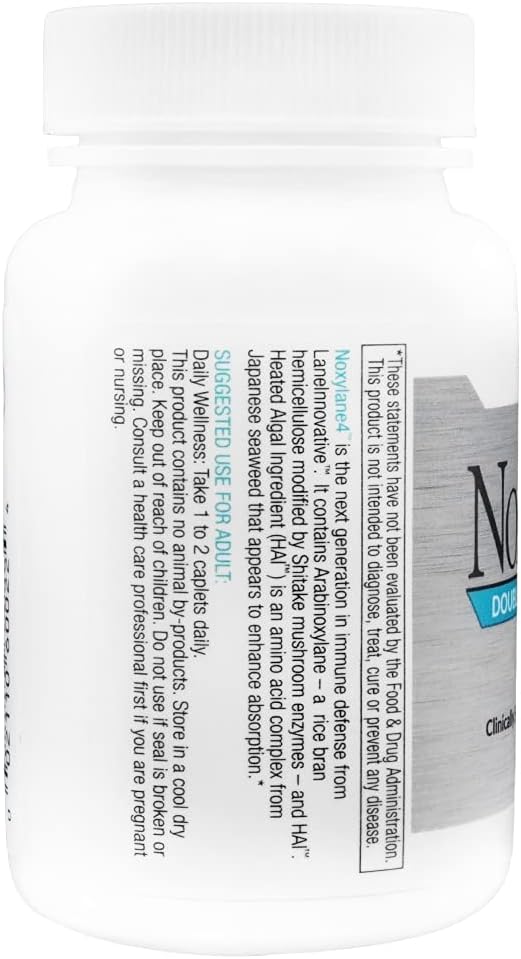Lane Innovative Noxylane4 Double Strength Immune Support Supplement - Boosts Immune Defense with 25 Servings