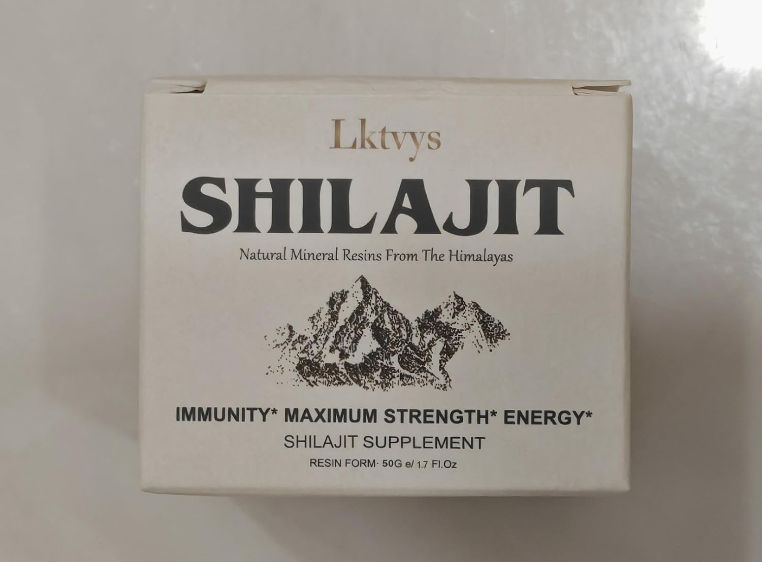 Large 50g Pure Himalayan Shilajit Resin Enriched with Fulvic Acid - Organic Resin for Health Boost and Enhanced Flavor